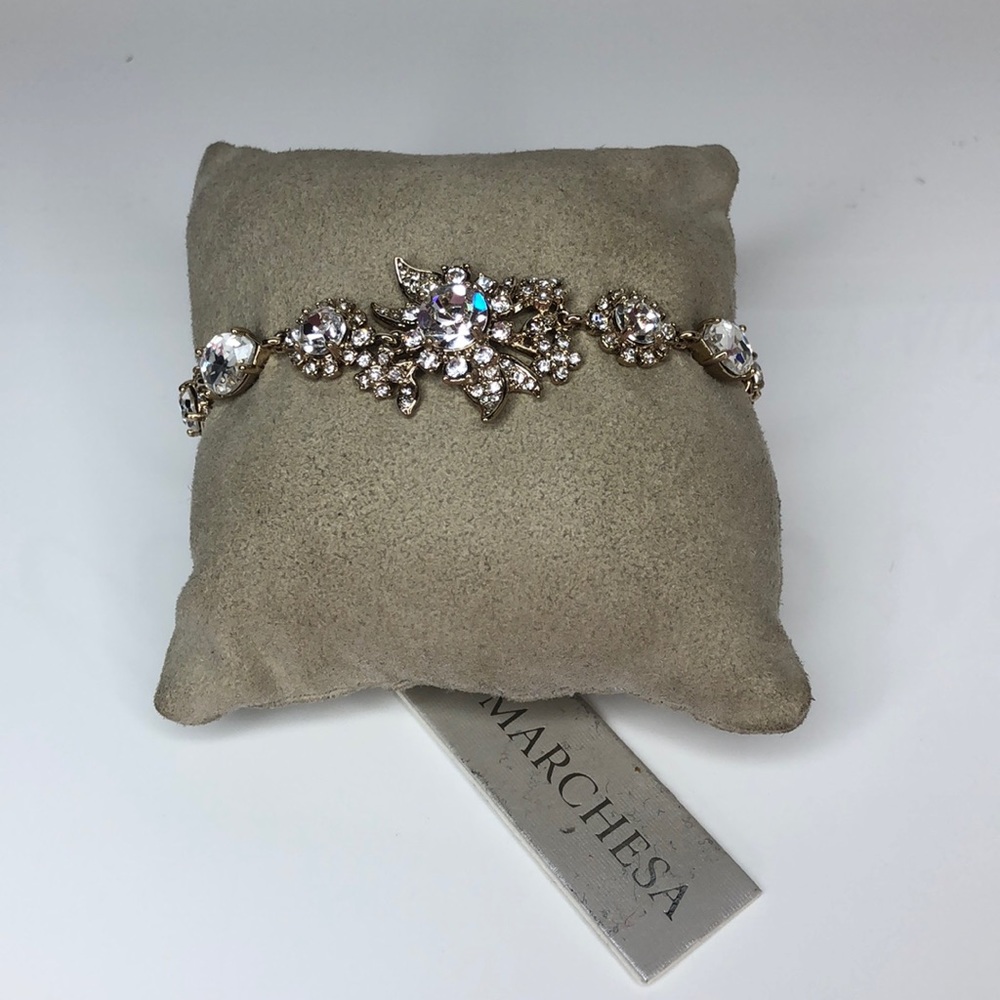 Marchesa Bracelet Crystal Link Bracelet - Picture 2 of 6